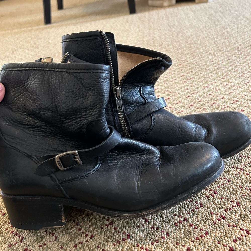 Frye Black Booties - image 1